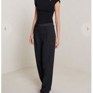 A.L.C. Ryan Black Trouser Pants